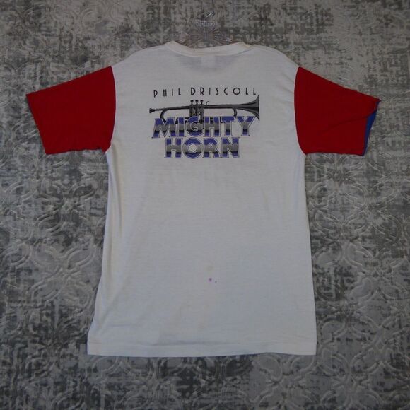 Vintage Phil Driscoll Shirt Adult Large White Celebrate Freedom Single Stitch 80 - Picture 10 of 14